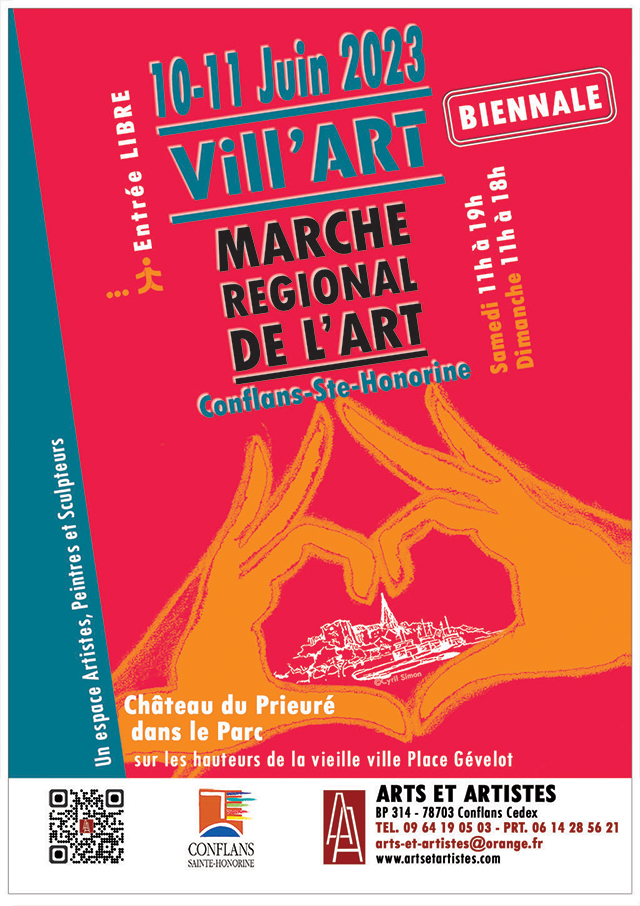 Vill'ART les 11 et 12 juin 2023 à Conflans-Sainte-Honorine