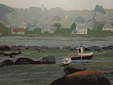 Marée basse à Trégastel. Huile toile 81x60