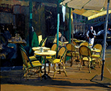 Le serveur, huile 81x65