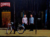 Run. Huile toile 81x65