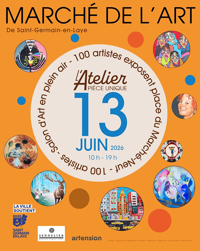 13 juin 2026 marché de l'art en plein air à Saint-Germain-Laye