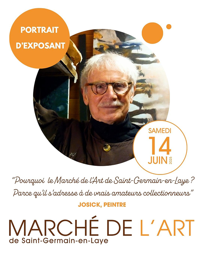 Marché de l'art de Saint-Germain-en-Laye le 14 juin 2025